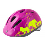 Kaciga FORCE FUN ANIMALS fluo/roze M