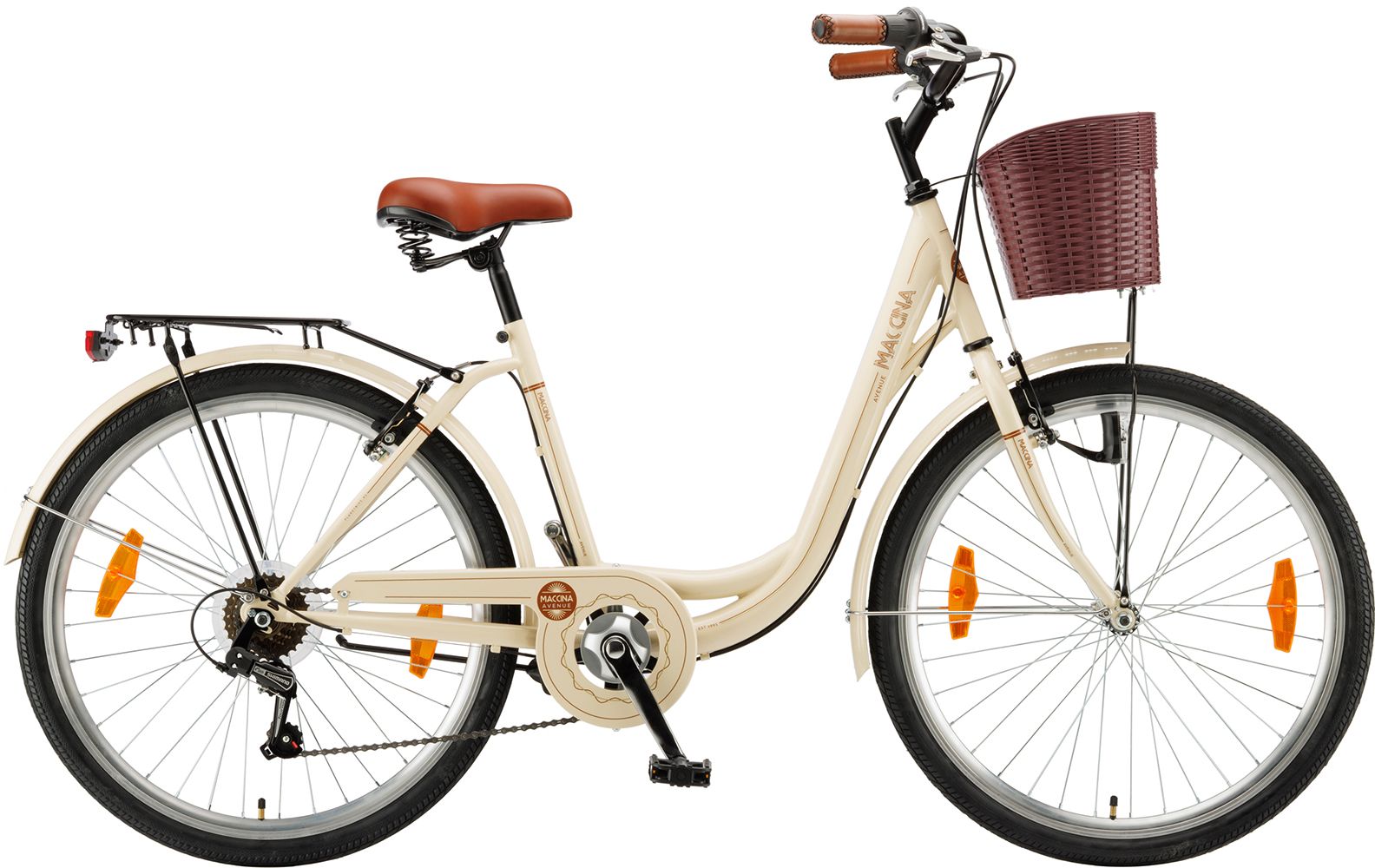B261S2426-beige-pid278367 BICIKL MACCINA AVENUE 26 6-SPEED