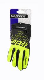 Rukavice FORCE MTB SVIPE letnje crno-fluo - Image 4
