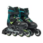 ROLERI ROLLERBLADE DEČIJI MICROBLADE XT black-petrol green 33-36,5 - Image 4