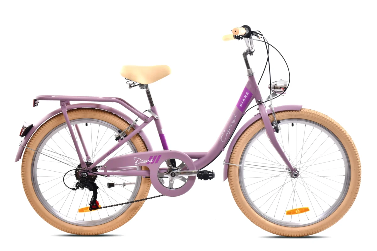 Bicikl Capriolo Diana 24" 6brzina ljubičasto-belo