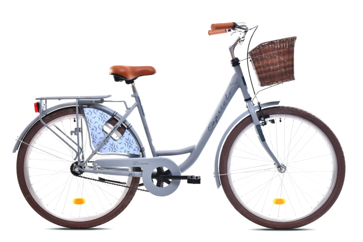 Bicikl Capriolo Diana 26" 1 brzina magnetno siva