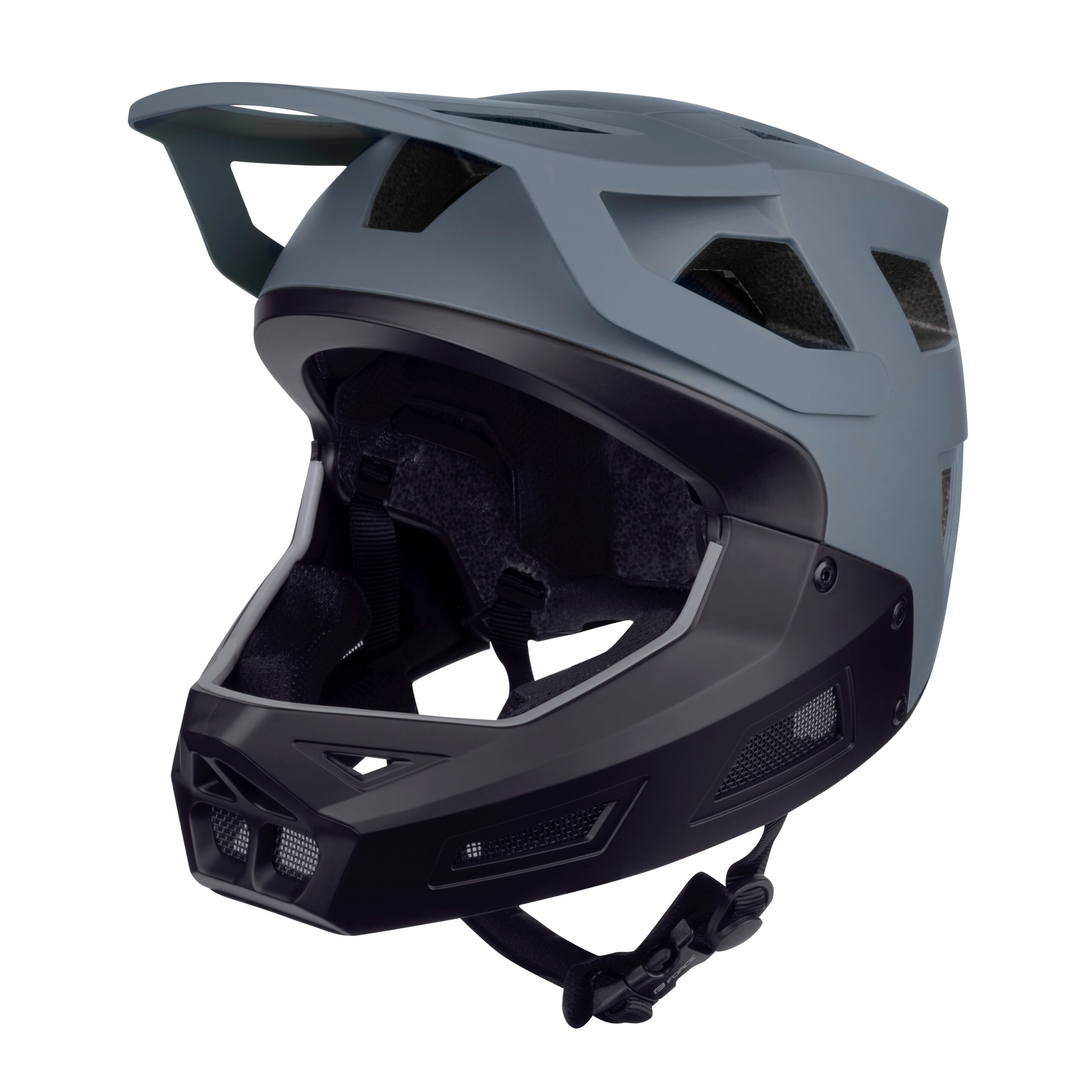 902183-hlavni kaciga za downhill force drop sivo-crna S-M