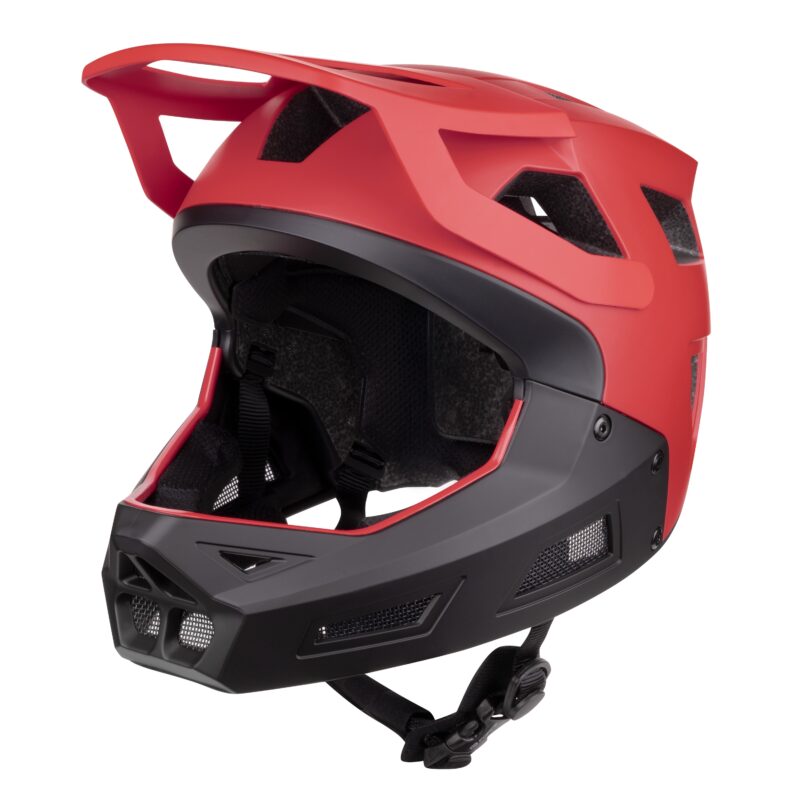 kaciga za downhill force drop crveno-crna XS-S
