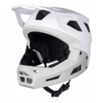 kaciga za downhill force drop belo- siva S-M