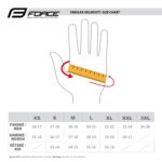 Rukavice FORCE MTB POWER, crno-crvene u veličinama M, L ili XL - Image 2